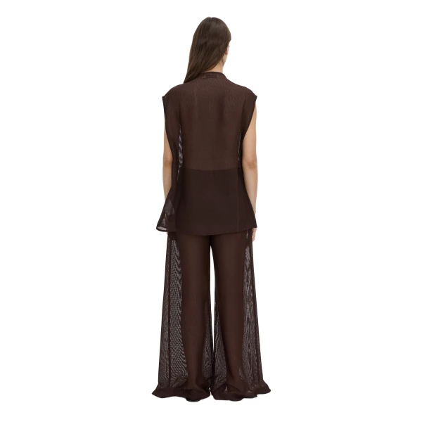 Camilla and Marc Tessara Top in Chocolate