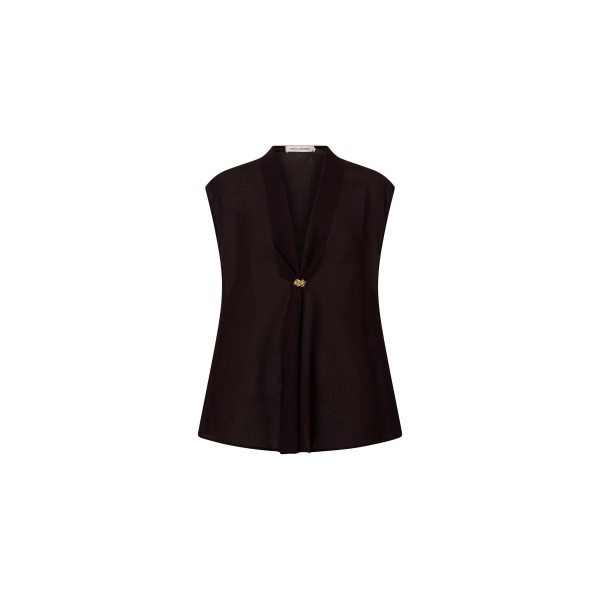 Camilla and Marc Tessara Top in Chocolate | Tops | Luxury Shoes 