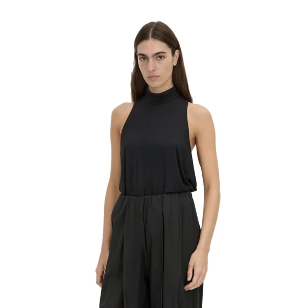 Camilla and Marc Valerie High Neck Bodysuit in Black