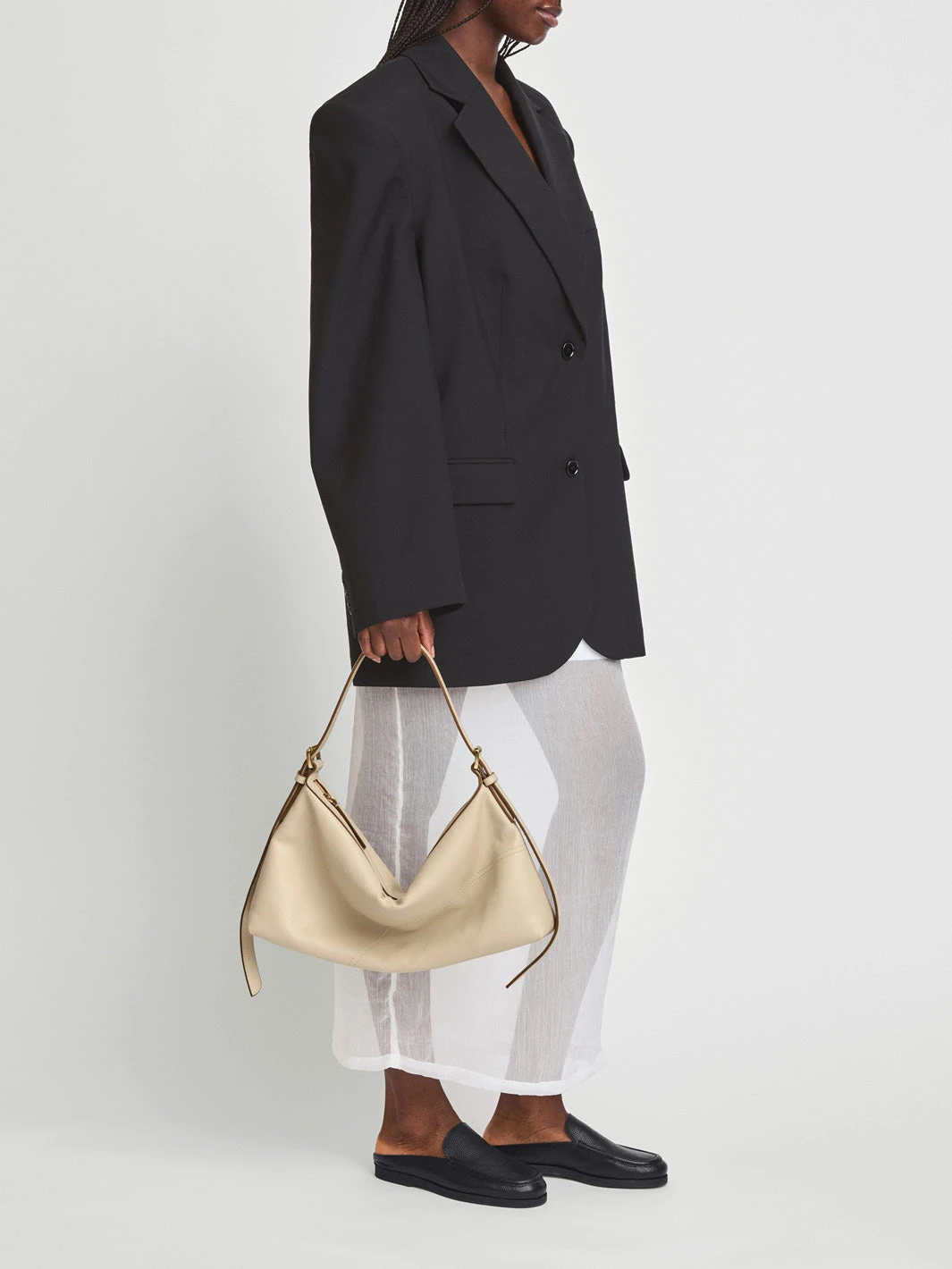 Black ATP Atelier slip on loafers