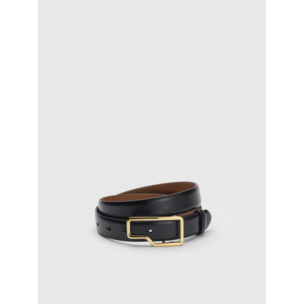 ATP Atelier Cernobbio in Black Leather Belt