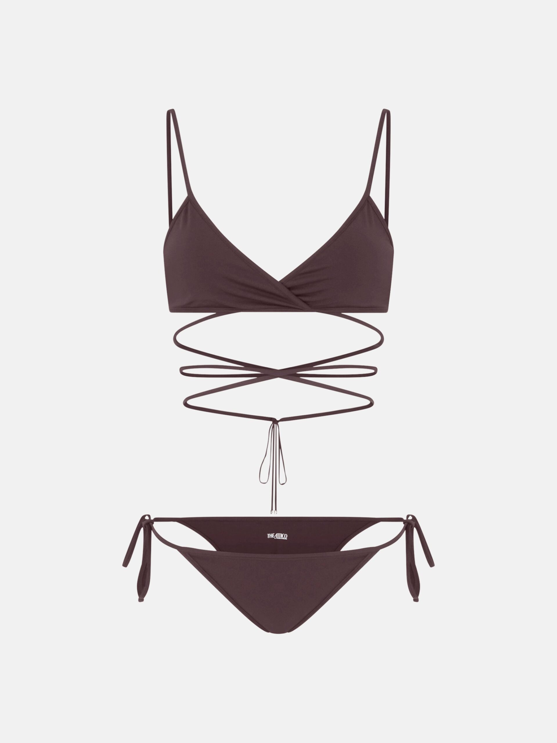 Dark brown bikini