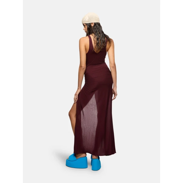 Attico dark grapes dress