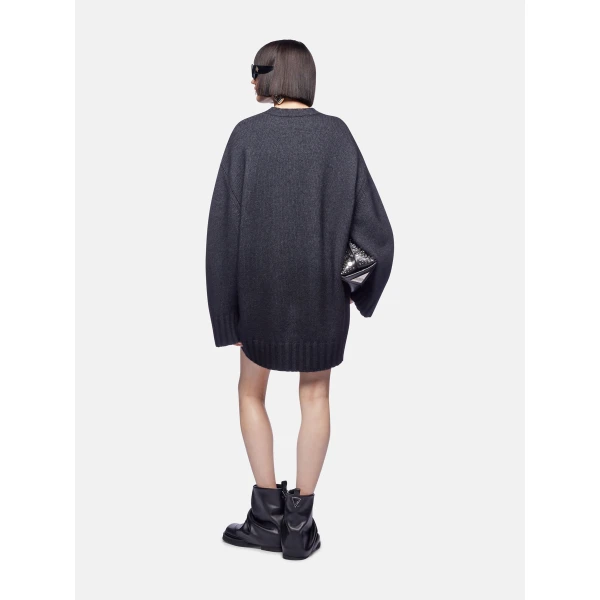 Attico dark purple knitwear