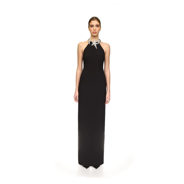 David Koma black gown