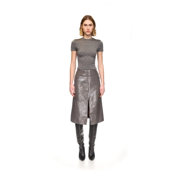 David Koma grey skirt