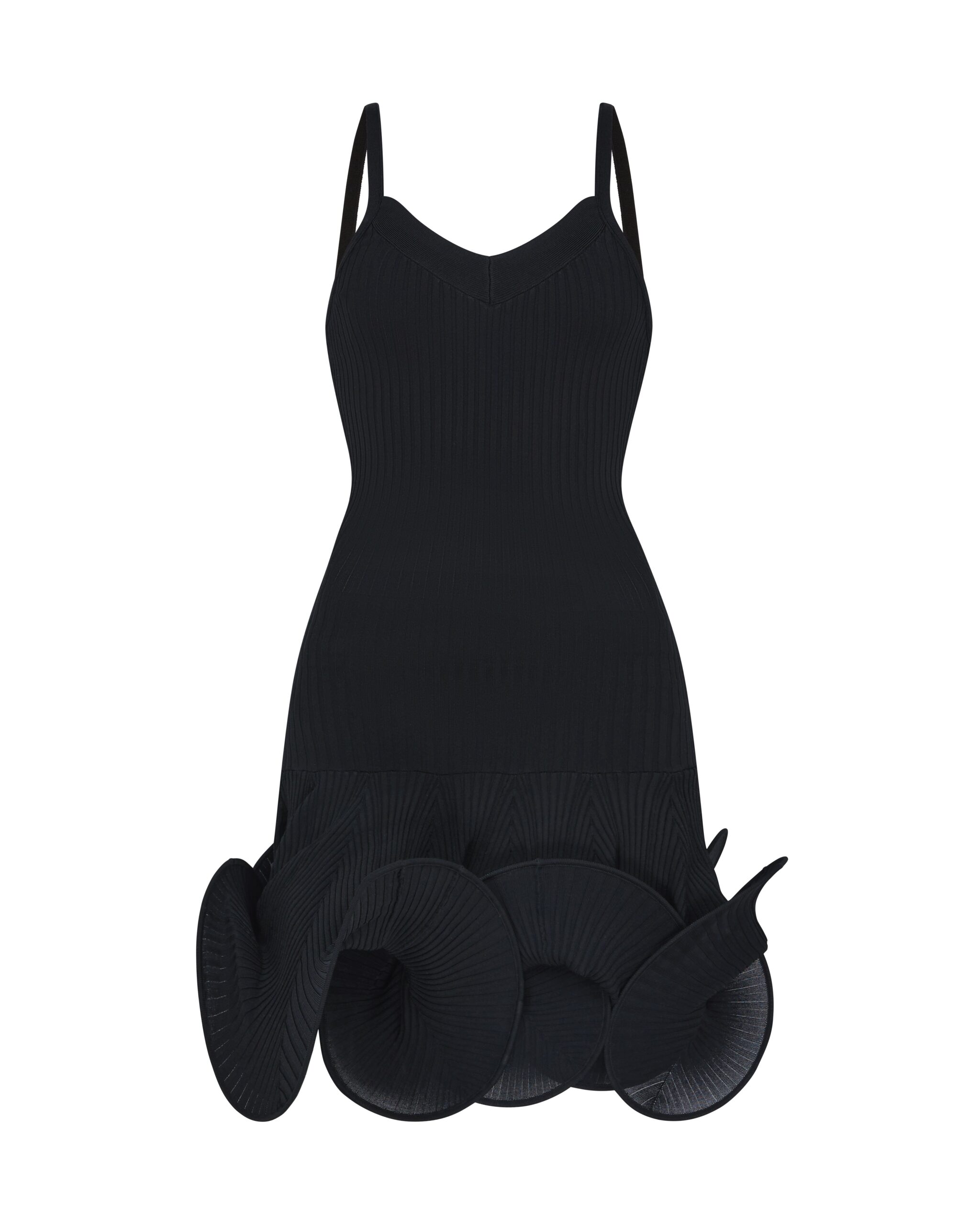 David Koma Swirling Hem Mini Knit Cami Dress David Koma mini dress
