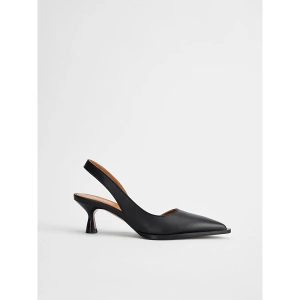ATP Atelier Desana in Black Slingbacks