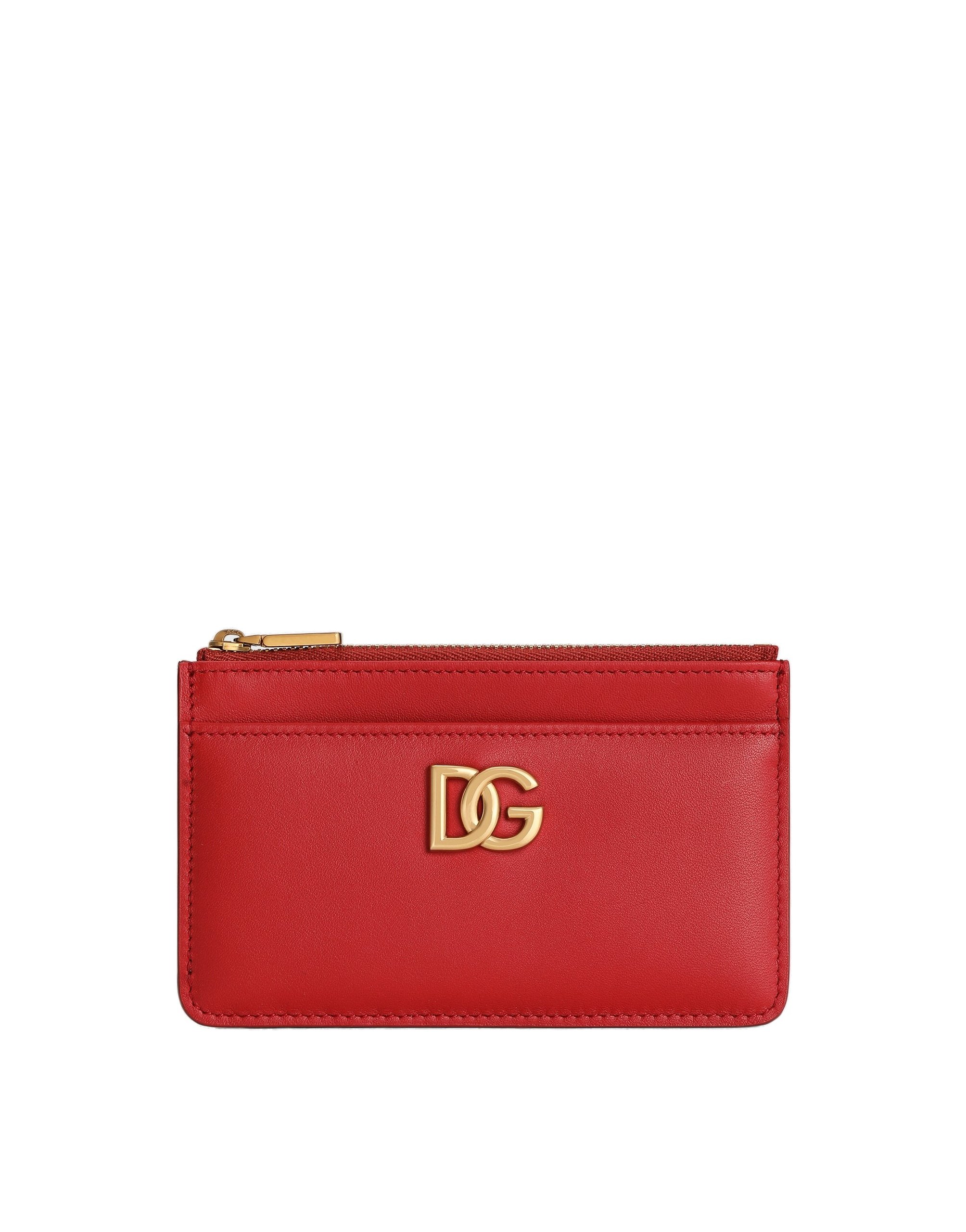 Dolce & Gabbana 3.5 calfskin card holder in Red | Buy Accessories at Luxury Shoes Dolce & Gabbana 3.5 calfskin card holder