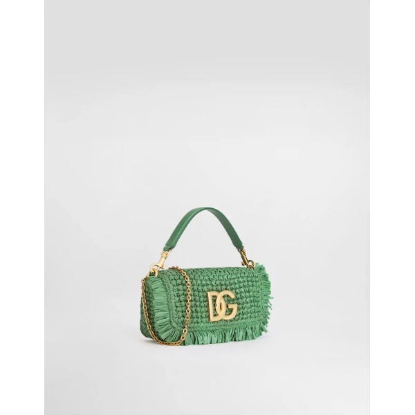 3.5 shoulder bag in raffia - Image 4