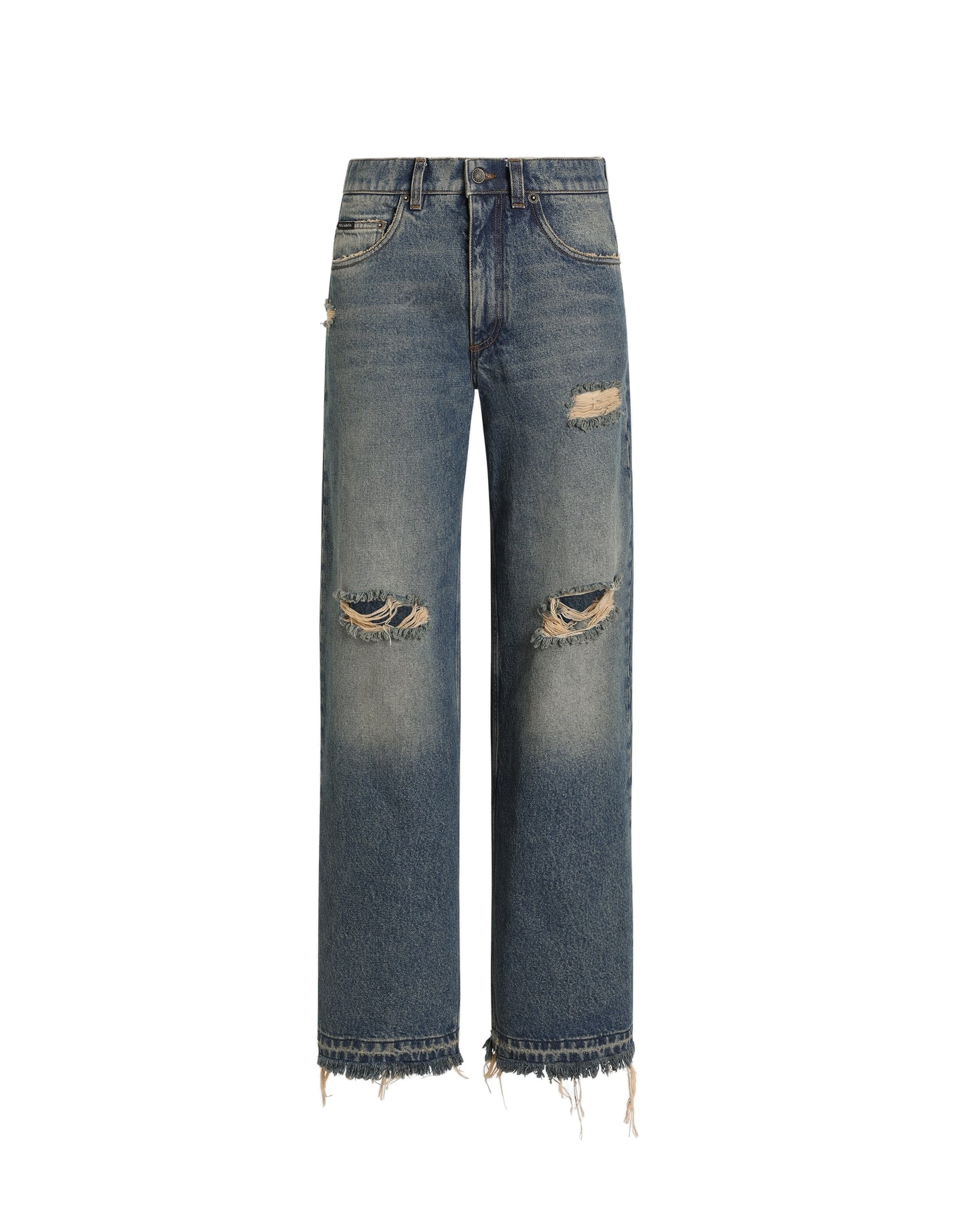 Dolce & Gabbana 5-pocket denim trousers | Pants | Luxury Shoes Dolce & Gabbana 5-pocket denim trousers