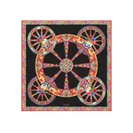 Dolce & Gabbana 90x90 carretto-print silk twill scarf