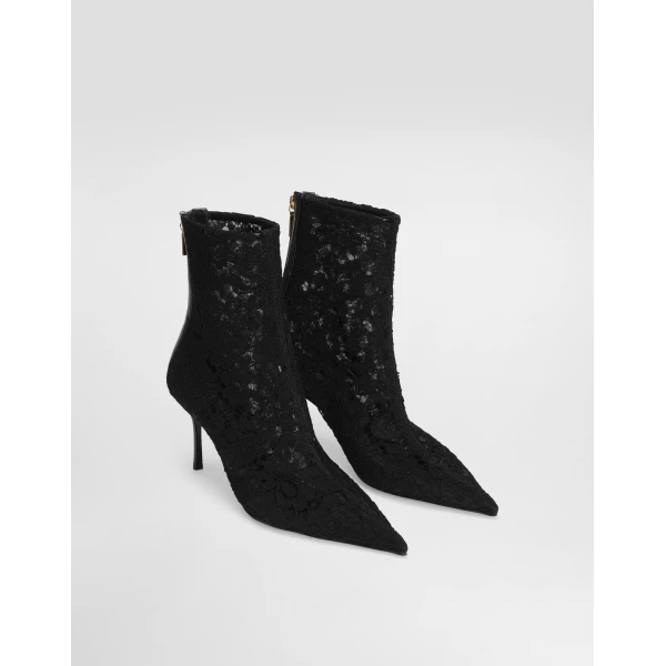 Ankle boots in lace - Image 2