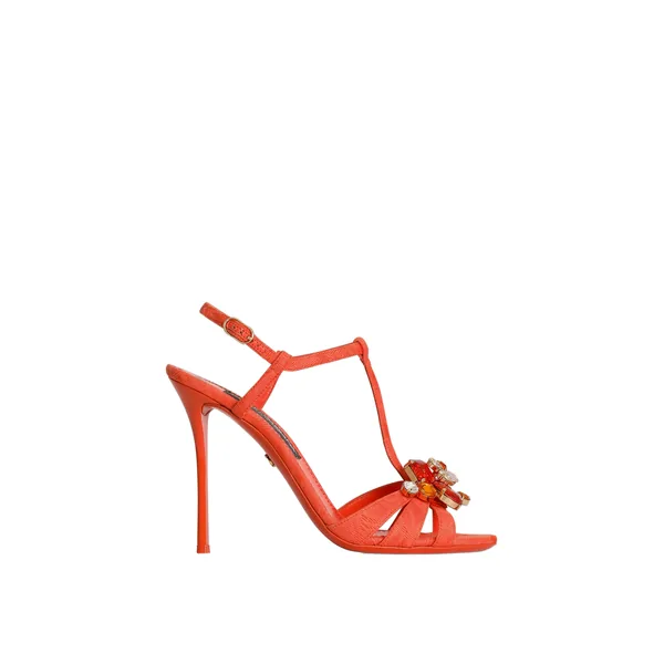 Dolce & Gabbana Brocade sandals with embroidery