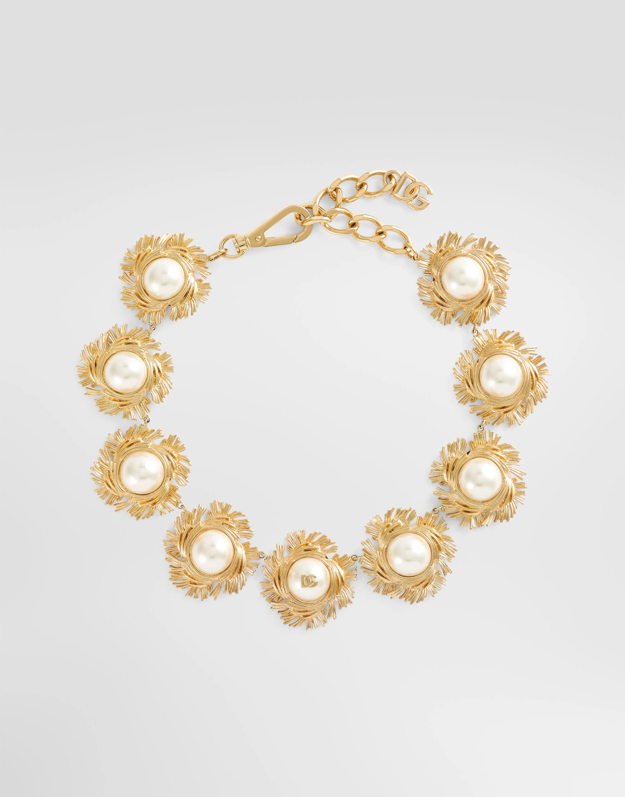 Dolce & Gabbana Cabochon necklace in Gold | Buy Jewelry at Luxury Shoes Dolce & Gabbana Cabochon necklace