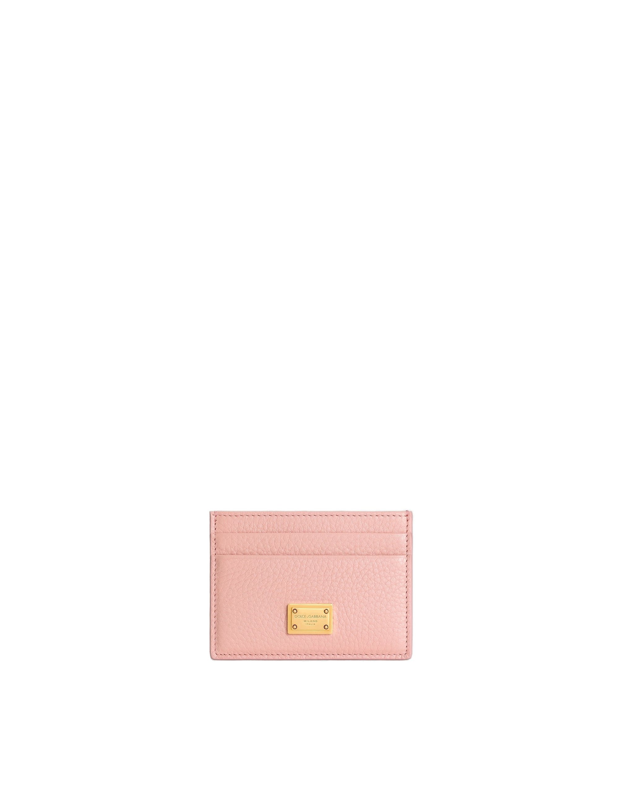 Dolce & Gabbana Calfskin card holder in Pink | Buy Accessories at Luxury Shoes Dolce & Gabbana Calfskin card holder