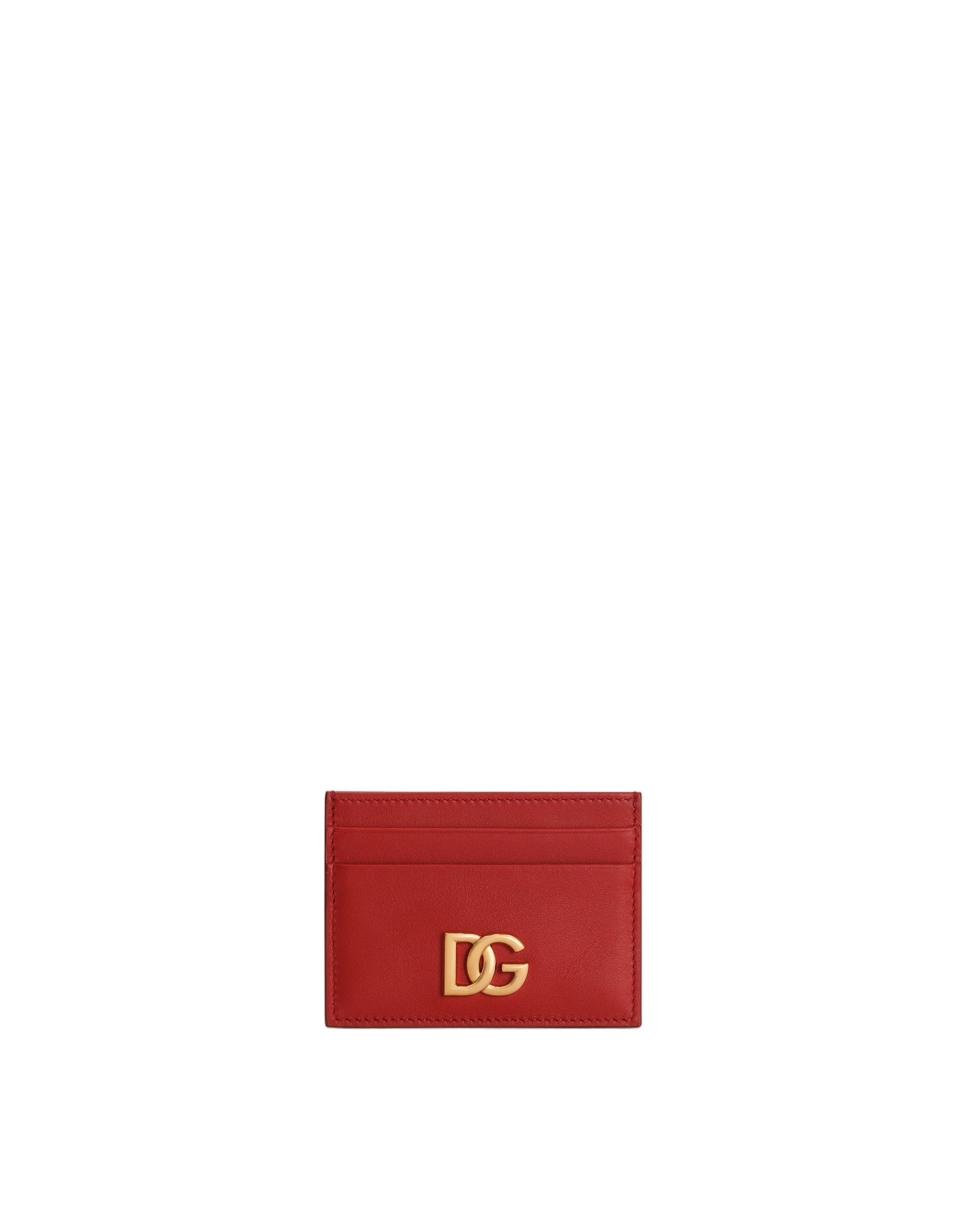 Dolce & Gabbana Calfskin card holder in Red | Buy Accessories at Luxury Shoes Dolce & Gabbana Calfskin card holder