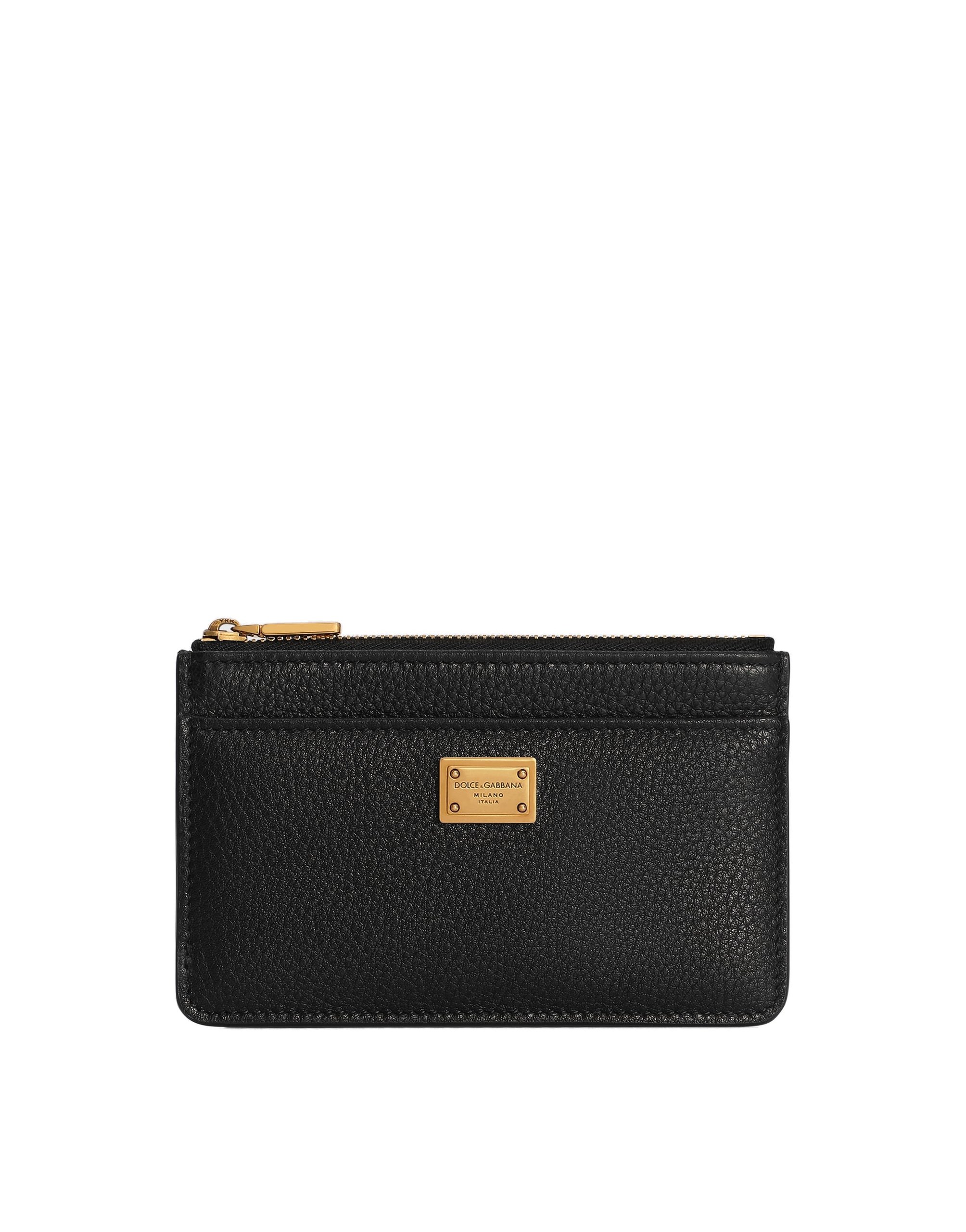 Dolce & Gabbana Calfskin card holder in Black | Buy Accessories at Luxury Shoes Dolce & Gabbana Calfskin card holder