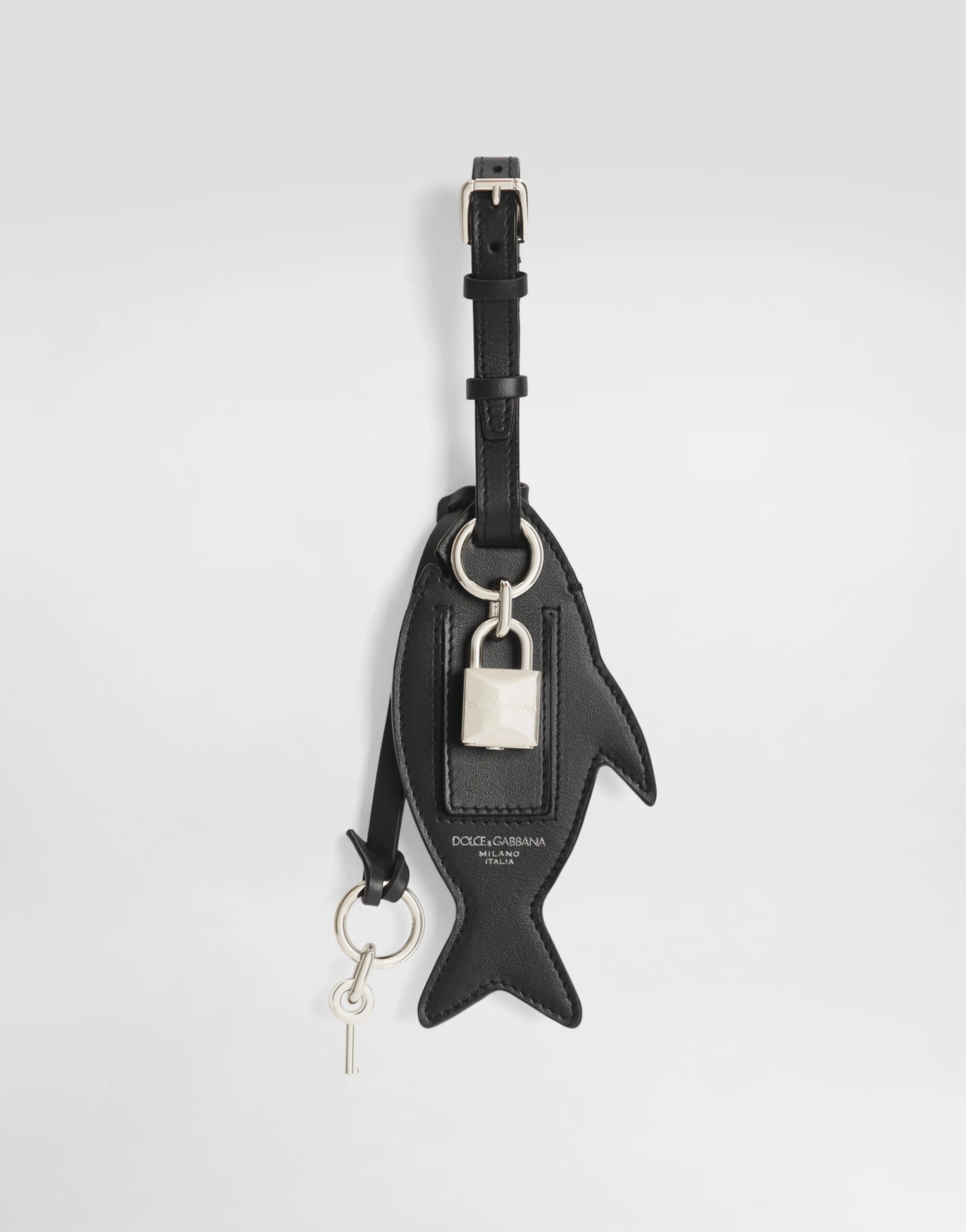 Dolce & Gabbana Calfskin keychain in Blue | Buy Bags at Luxury Shoes Dolce & Gabbana Calfskin keychain