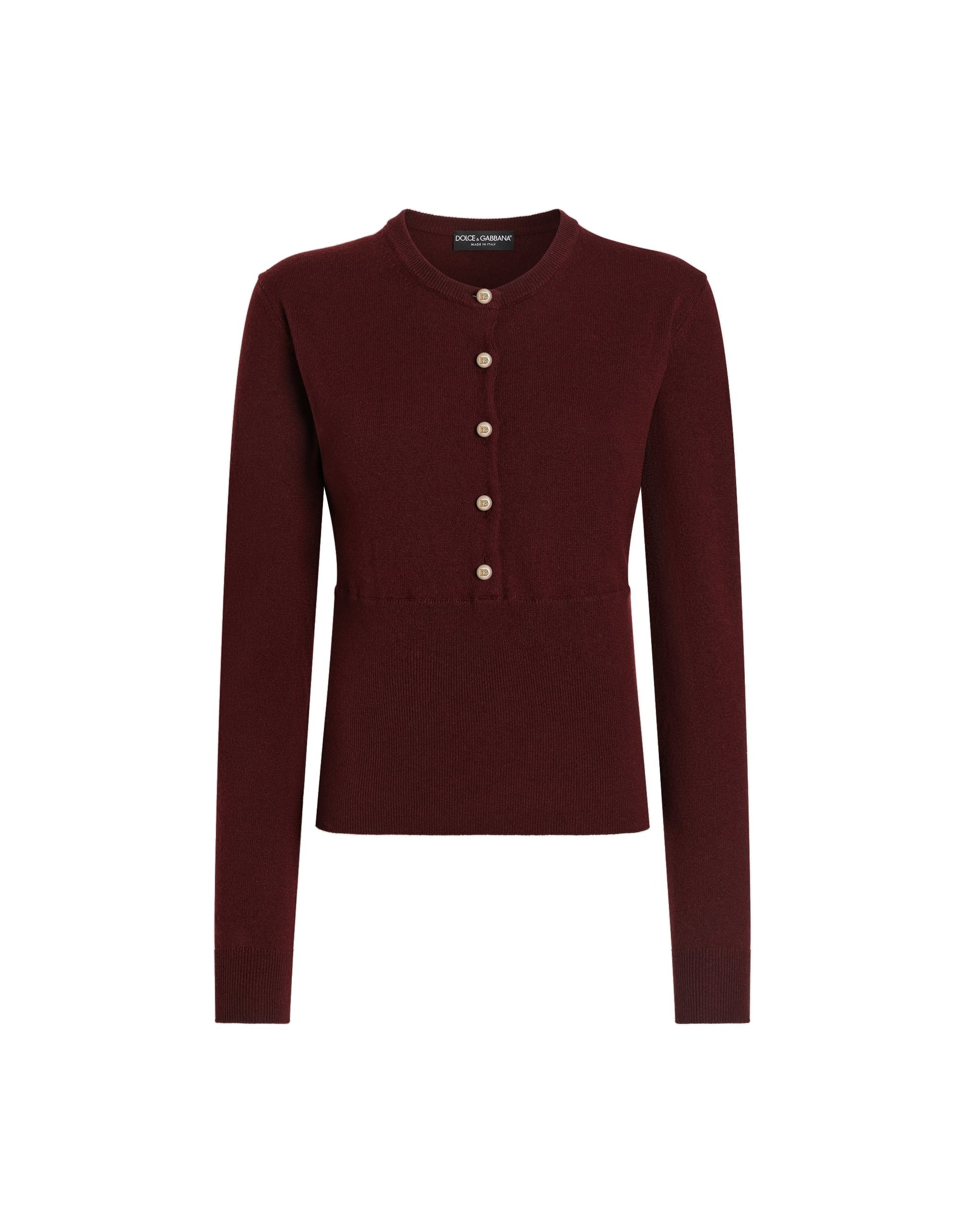 Dolce & Gabbana Cashmere serafino pullover | Knitwear | Luxury Shoes Dolce & Gabbana Cashmere serafino pullover