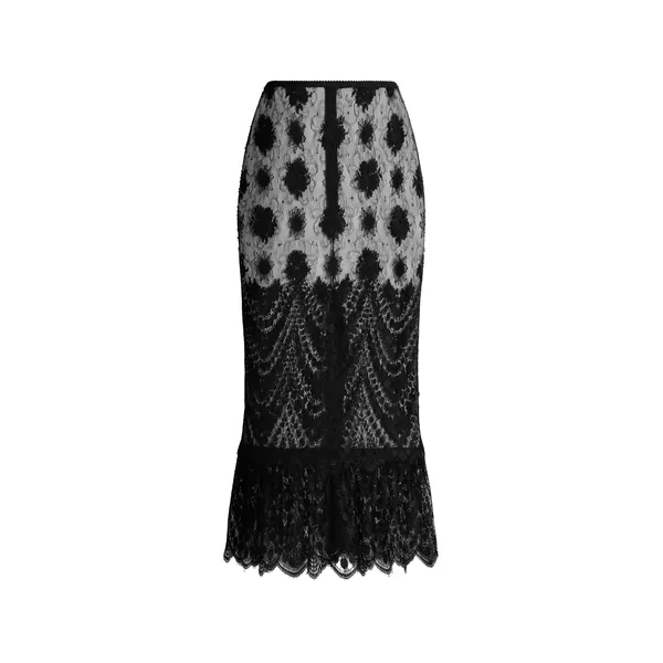 Chantilly lace skirt