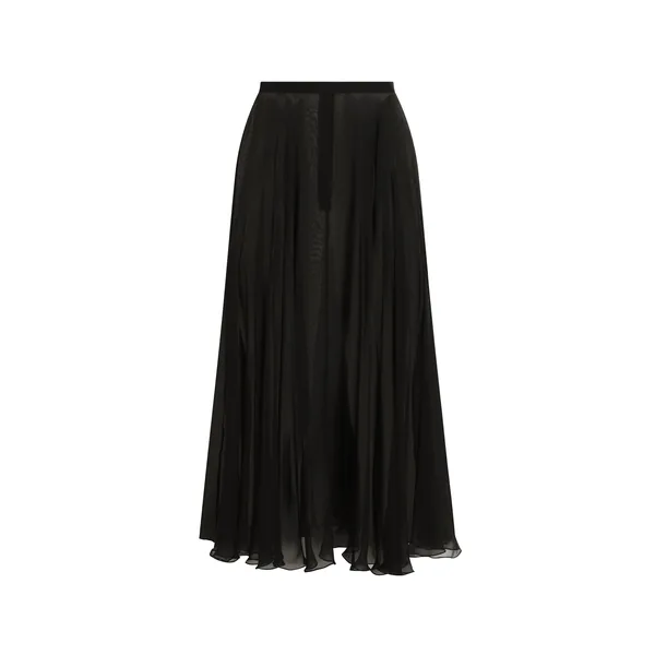 Chiffon circle skirt