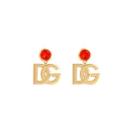 Dolce & Gabbana Clip earrings with logo