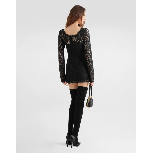 Cordonetto lace dress - Image 3