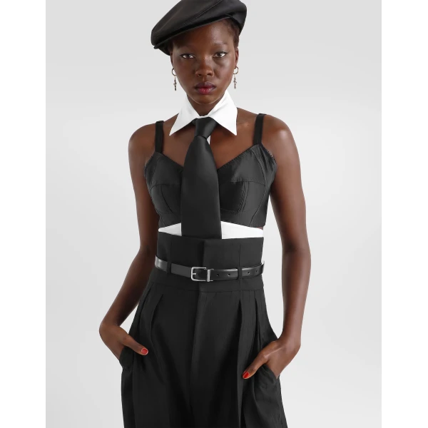 Cotton poplin top - Image 4