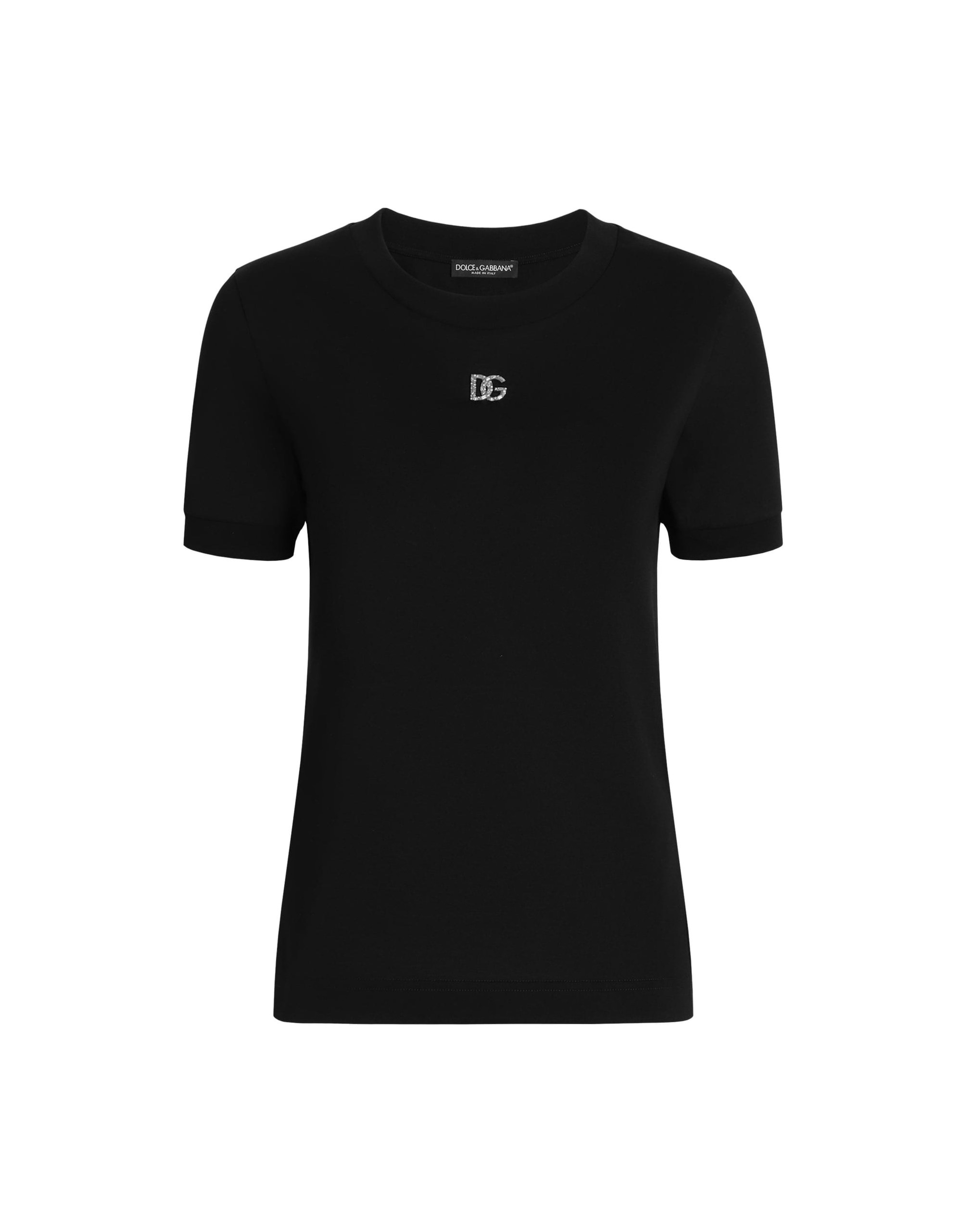 Dolce & Gabbana Cotton t-shirt with logo | Tops | Luxury Shoes Dolce & Gabbana Cotton t-shirt with logo
