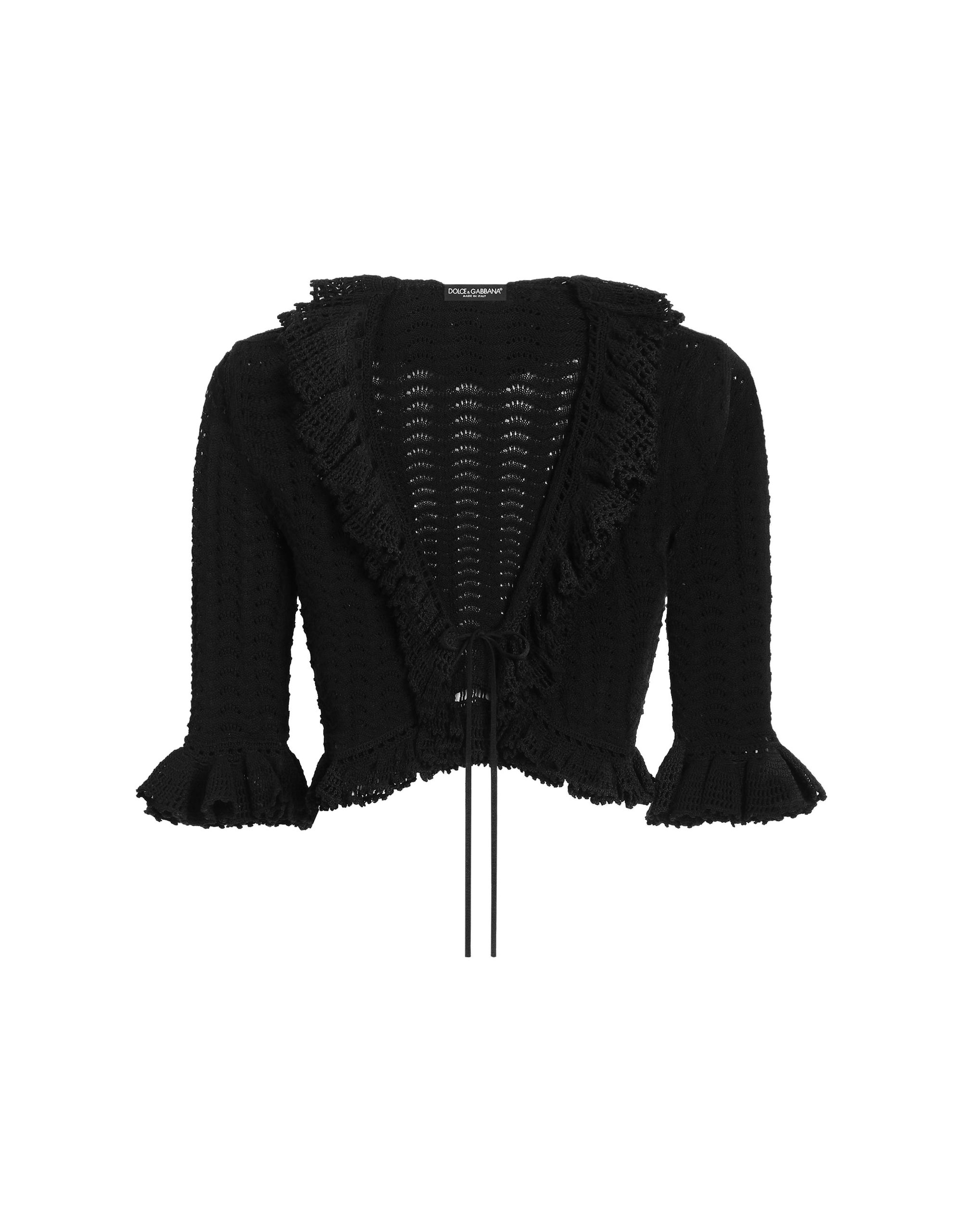 Dolce & Gabbana Crochet cardigan | Knitwear | Luxury Shoes Dolce & Gabbana Crochet cardigan