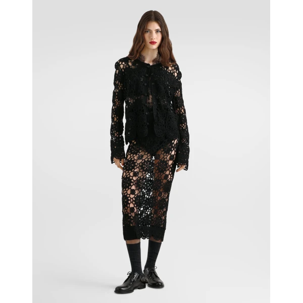 Crochet-knit cardigan - Image 2