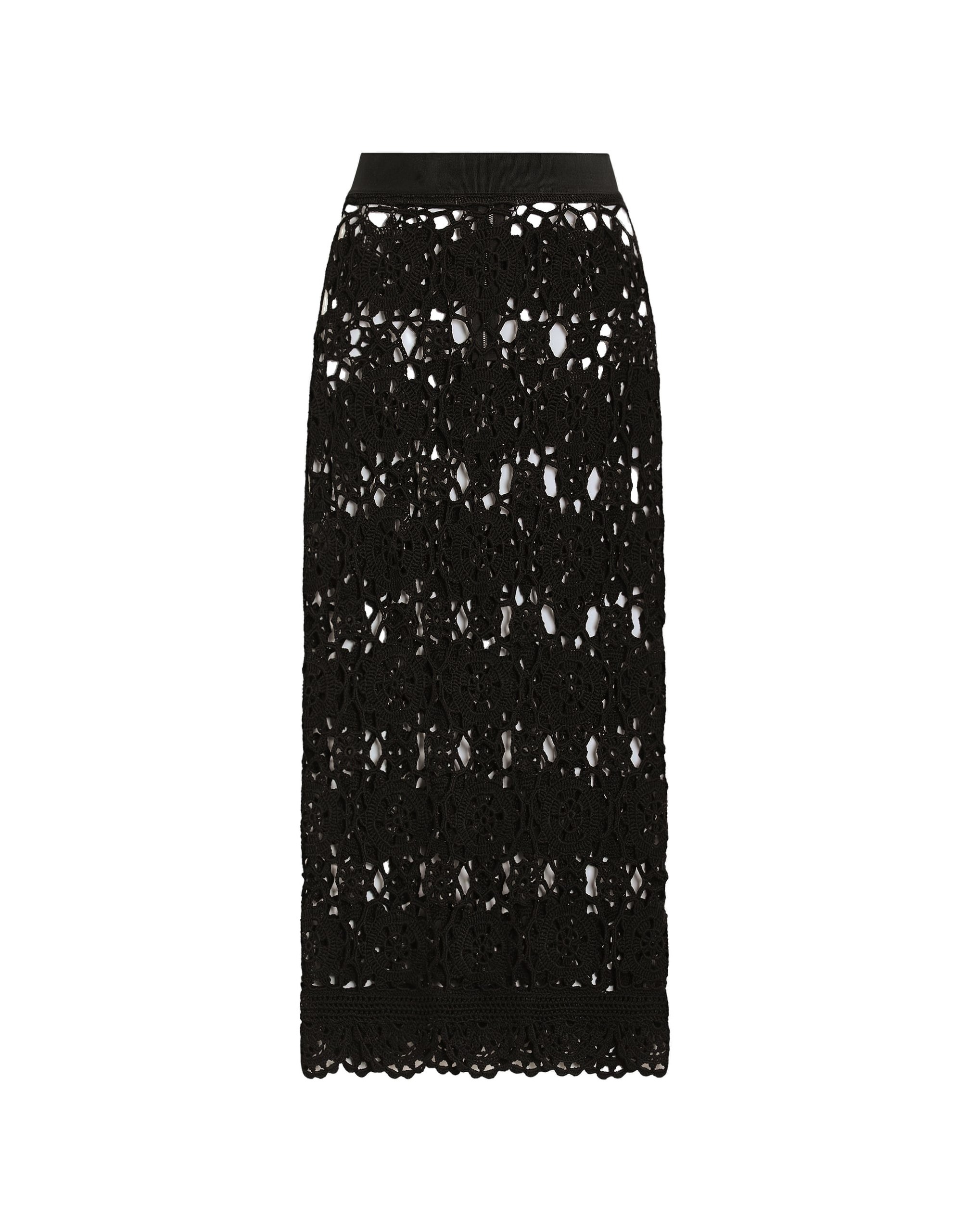 Dolce & Gabbana Crochet-knit skirt | Skirts | Luxury Shoes Dolce & Gabbana Crochet-knit skirt