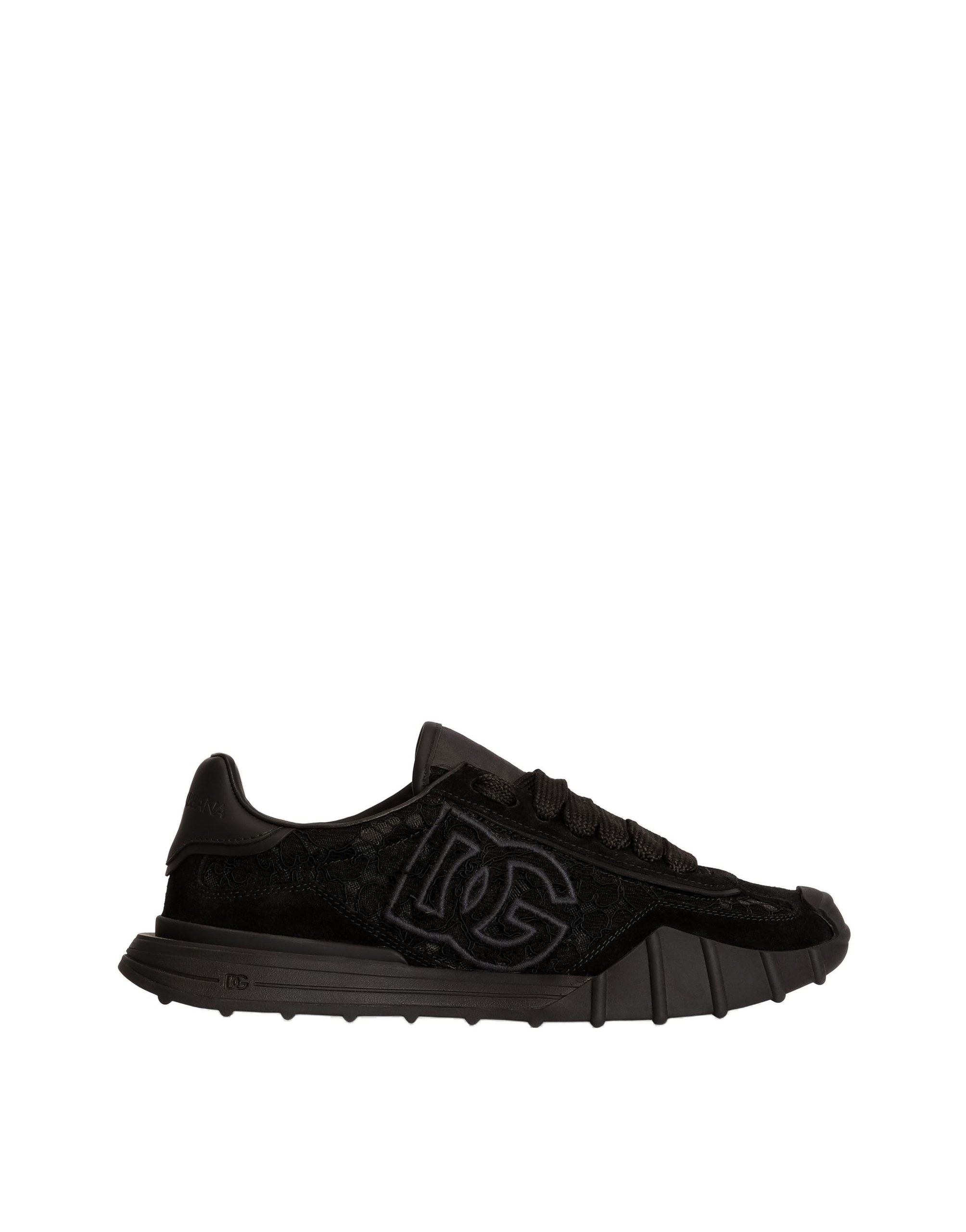 Dolce & Gabbana DG Athletic sneakers in lace in Black | Buy Shoes at Luxury Shoes Dolce & Gabbana DG Athletic sneakers in lace