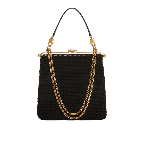 Dolce & Gabbana Dina shoulder and crossbody bag in crochet cotton