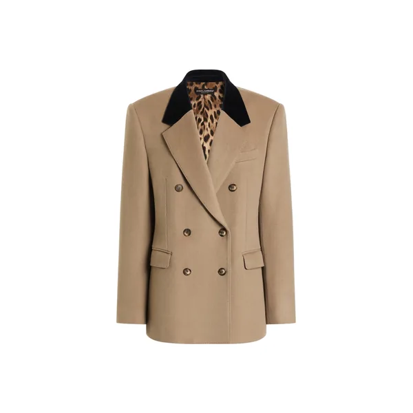 Dolce & Gabbana Double-breasted cashmere jacket