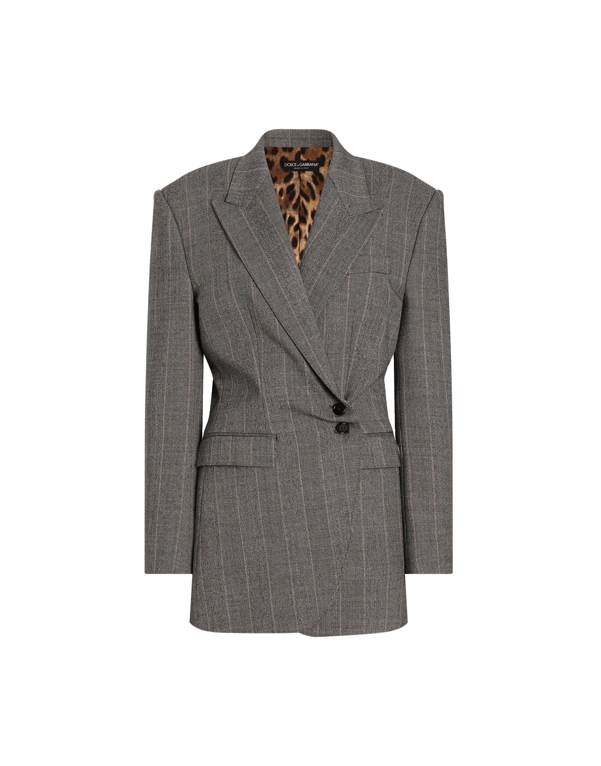 Dolce & Gabbana Double-breasted pinstripe wool jacket | Jackets | Luxury Shoes Dolce & Gabbana Double-breasted pinstripe wool jacket