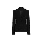 Dolce & Gabbana Double-breasted wool-blend check bouclé jacket