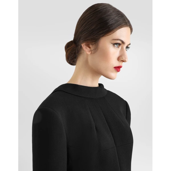 Double wool crêpe jacket - Image 4