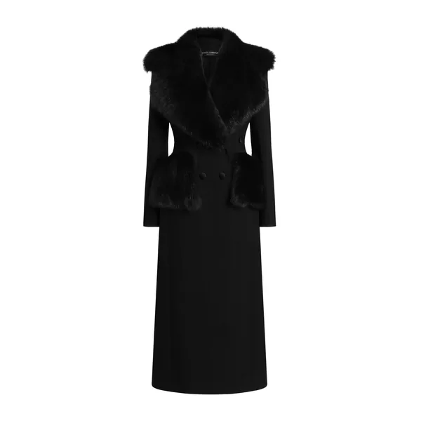 Dolce & Gabbana Double wool gabardine coat
