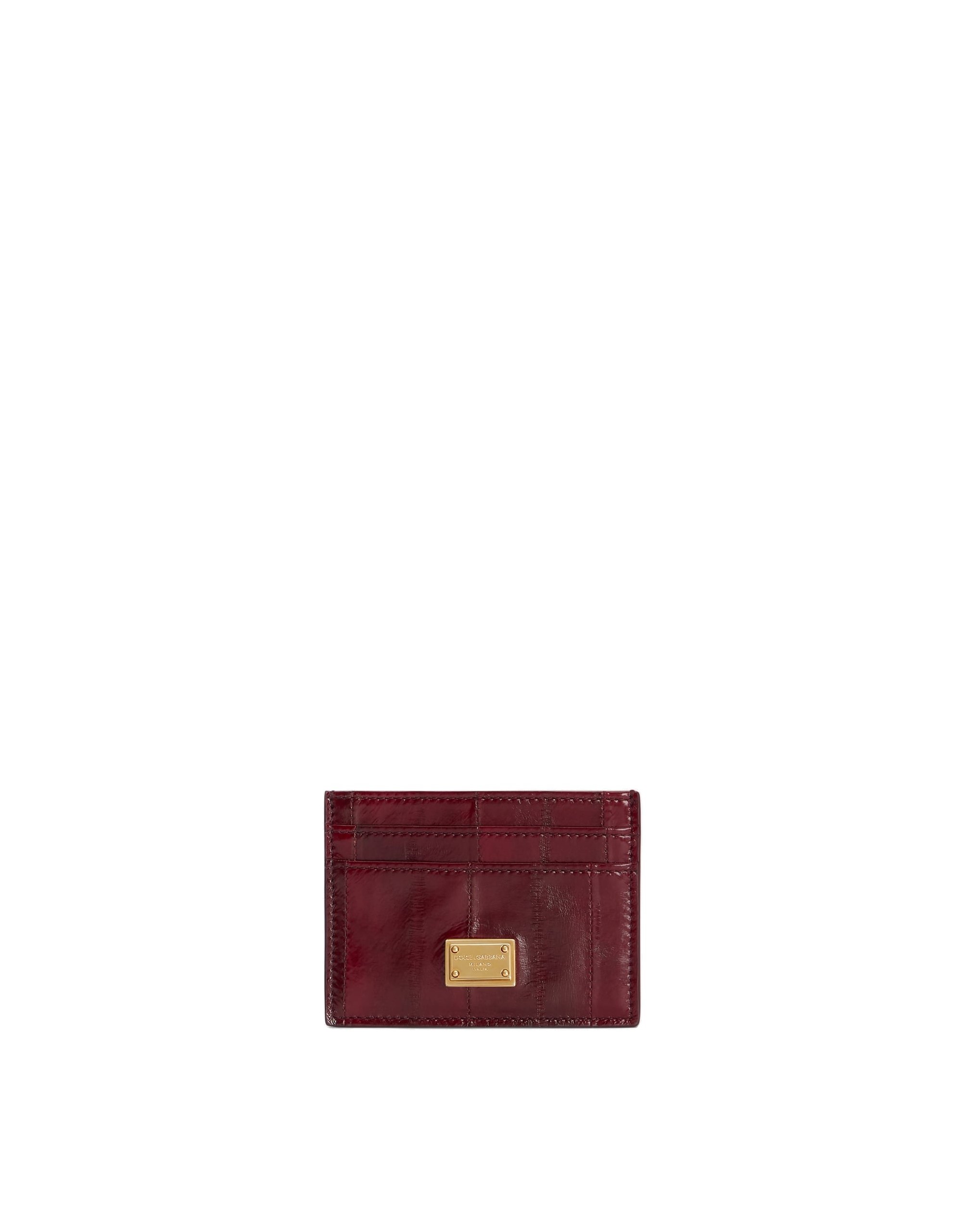 Dolce & Gabbana Eel card holder in Red | Buy Accessories at Luxury Shoes Dolce & Gabbana Eel card holder