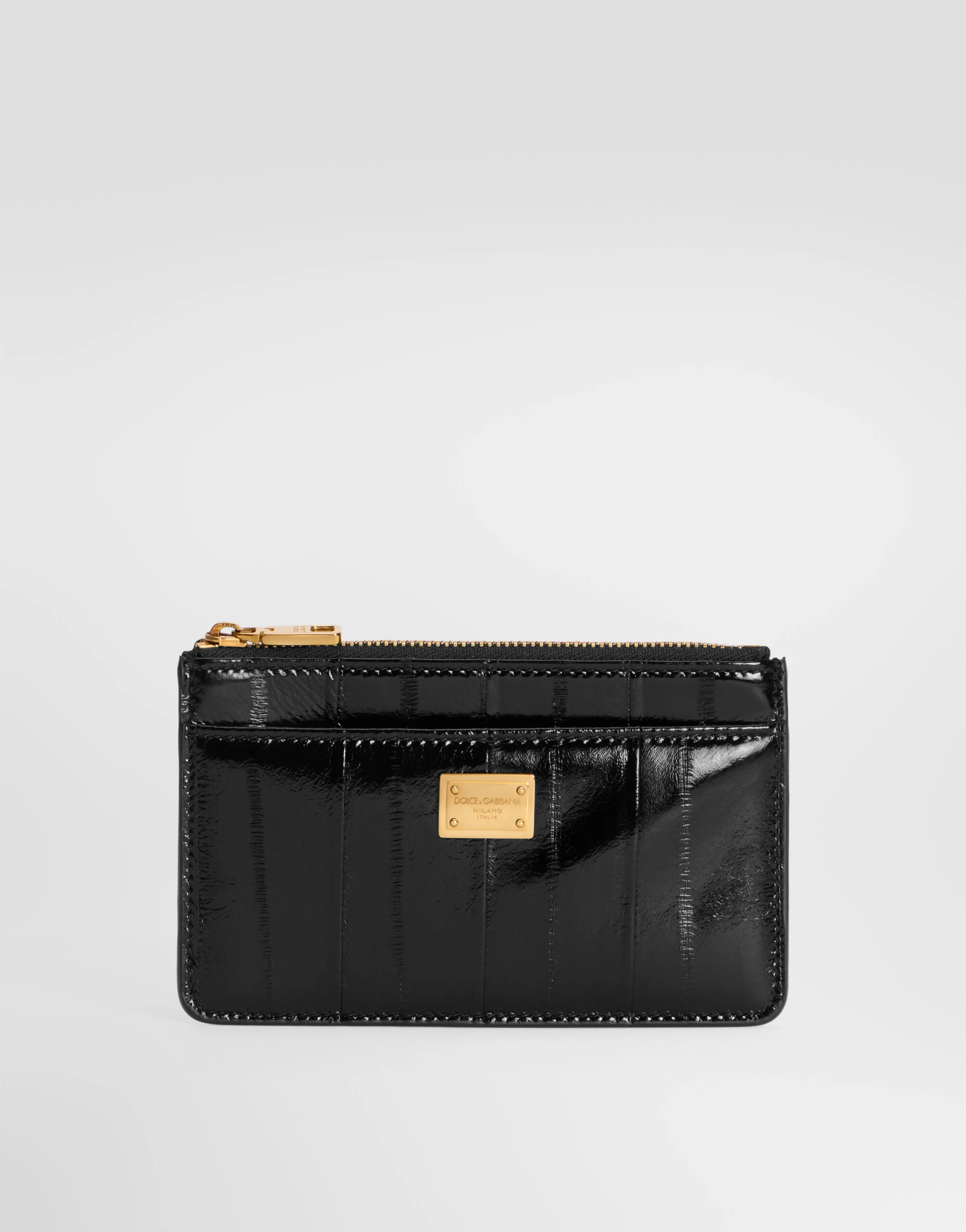 Dolce & Gabbana Eel card holder in Black | Buy Accessories at Luxury Shoes Dolce & Gabbana Eel card holder