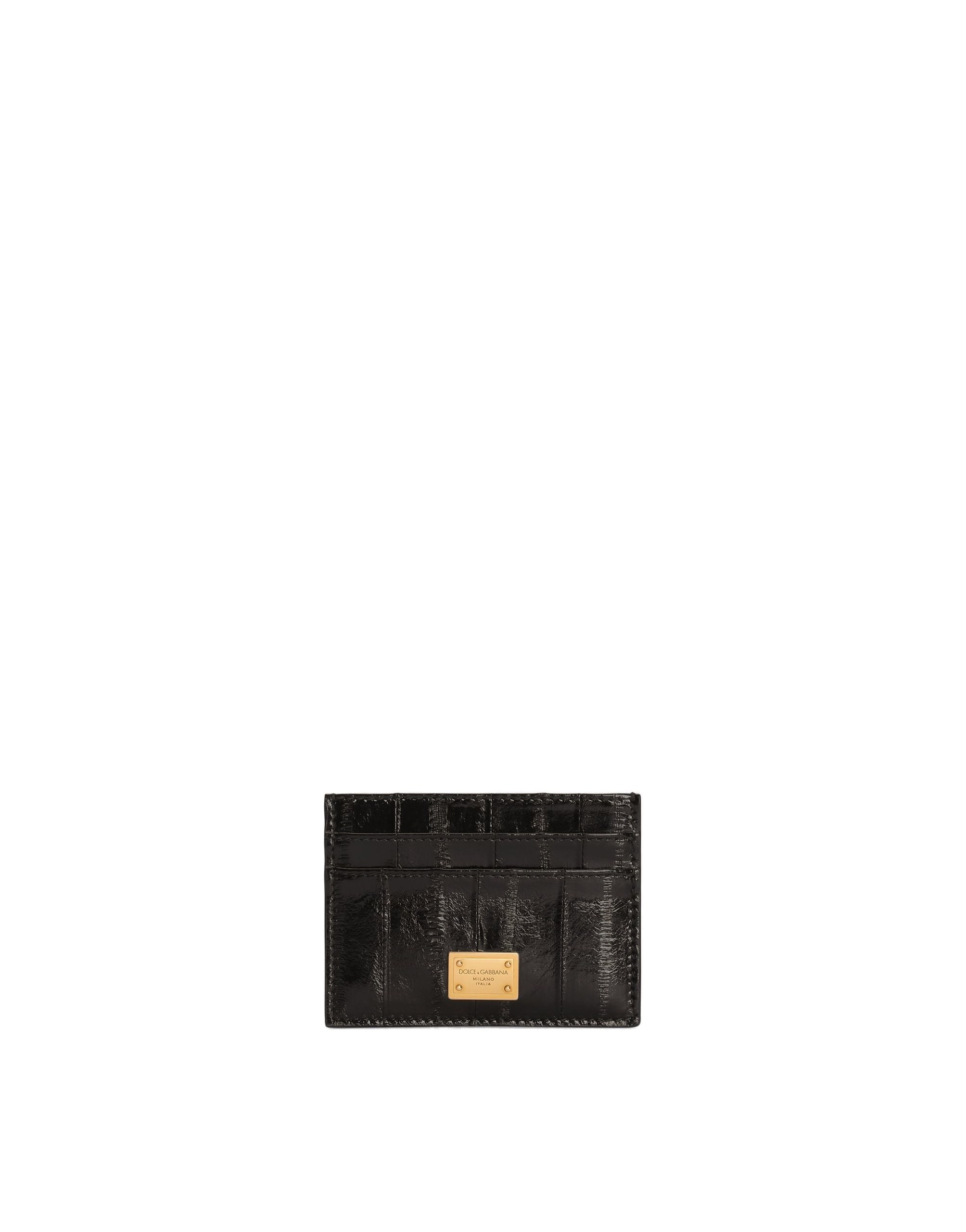 Dolce & Gabbana Eel card holder in Black | Buy Accessories at Luxury Shoes Dolce & Gabbana Eel card holder