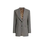 Dolce & Gabbana Glen plaid flannel single-breasted jacket