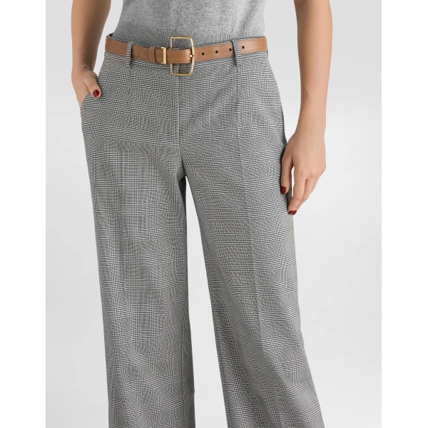 Glen plaid wool trousers - Image 4
