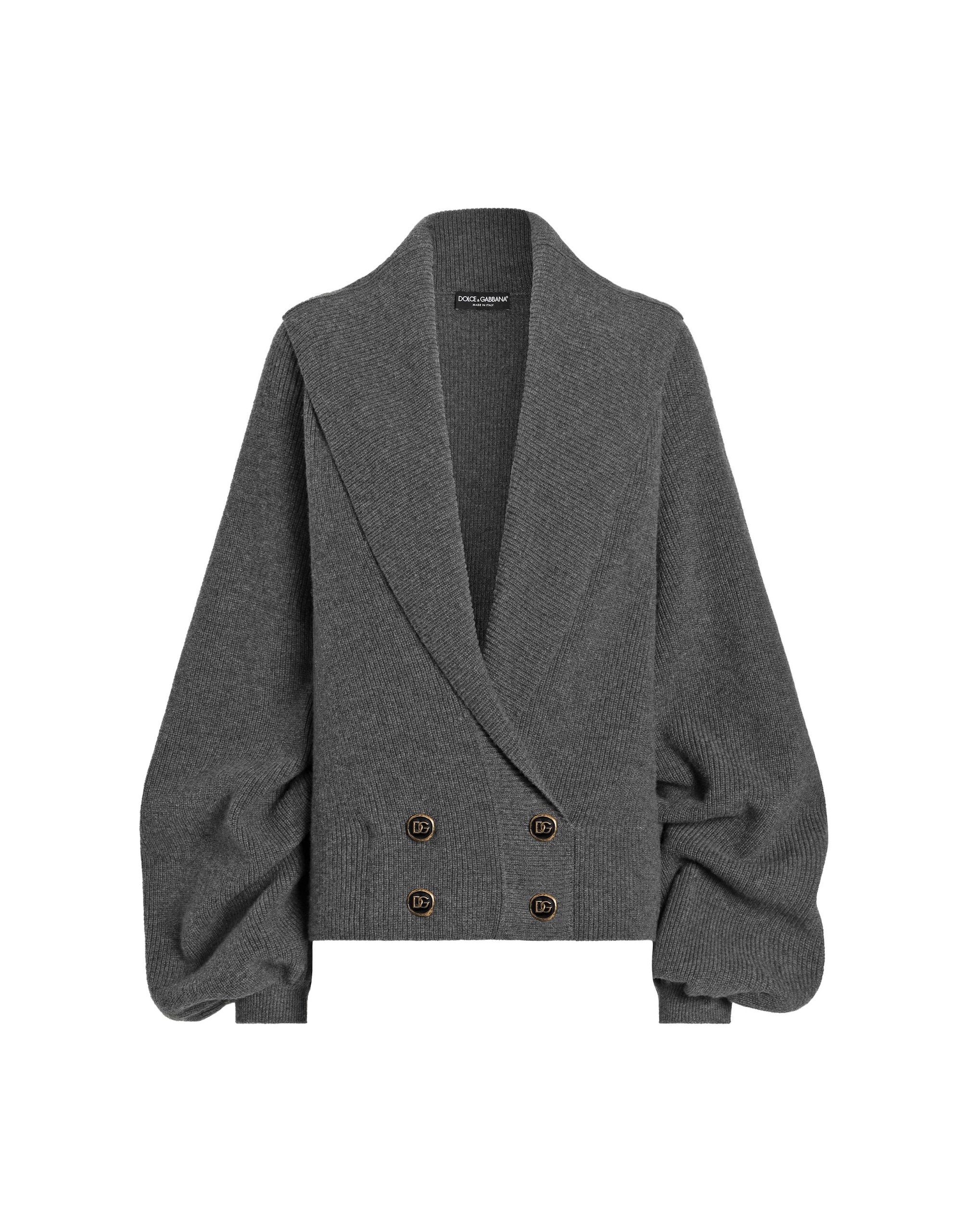Dolce & Gabbana Half english rib knit cardigan | Knitwear | Luxury Shoes Dolce & Gabbana Half english rib knit cardigan