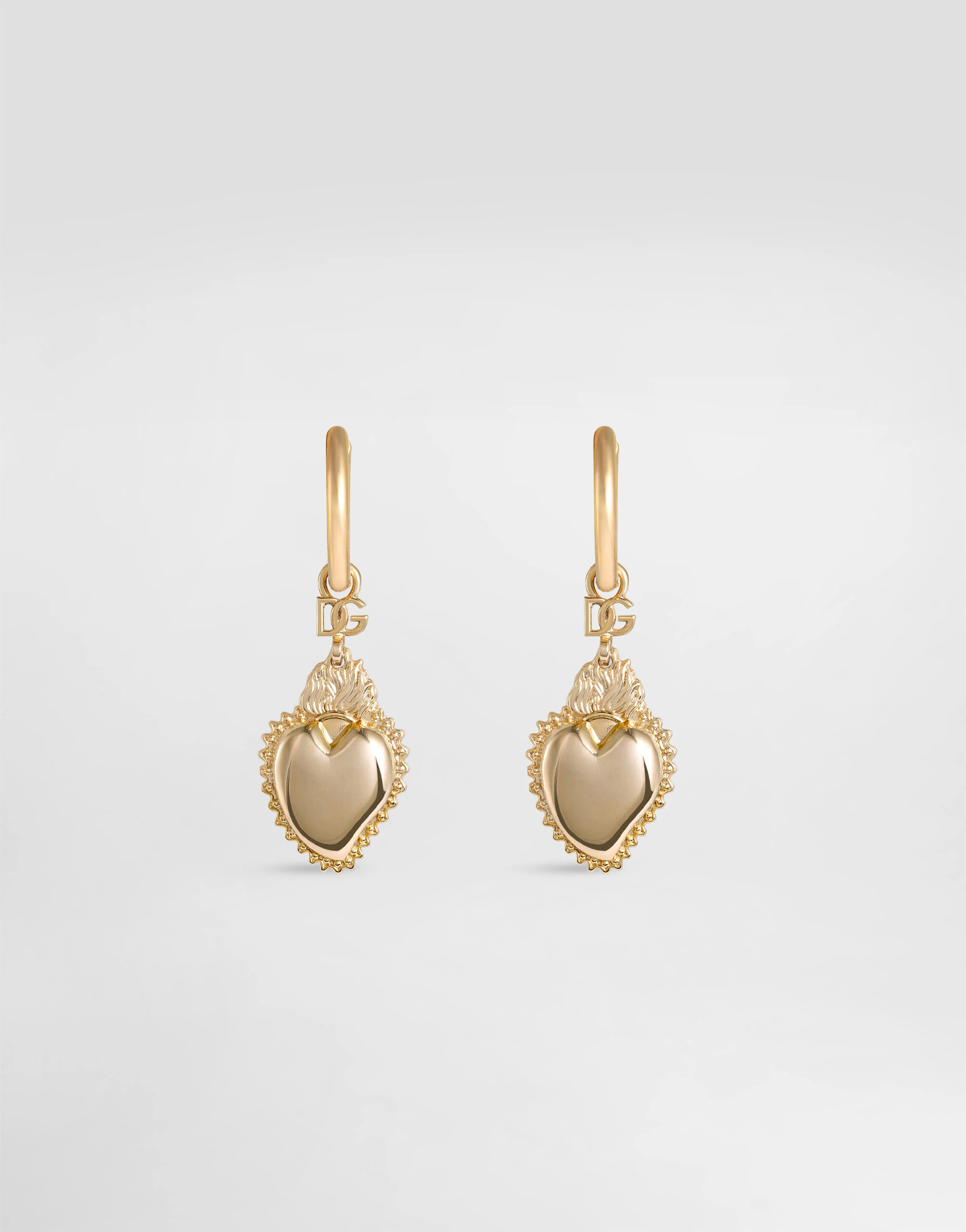 Dolce & Gabbana Heart earrings in Gold | Buy Jewelry at Luxury Shoes Dolce & Gabbana Heart earrings