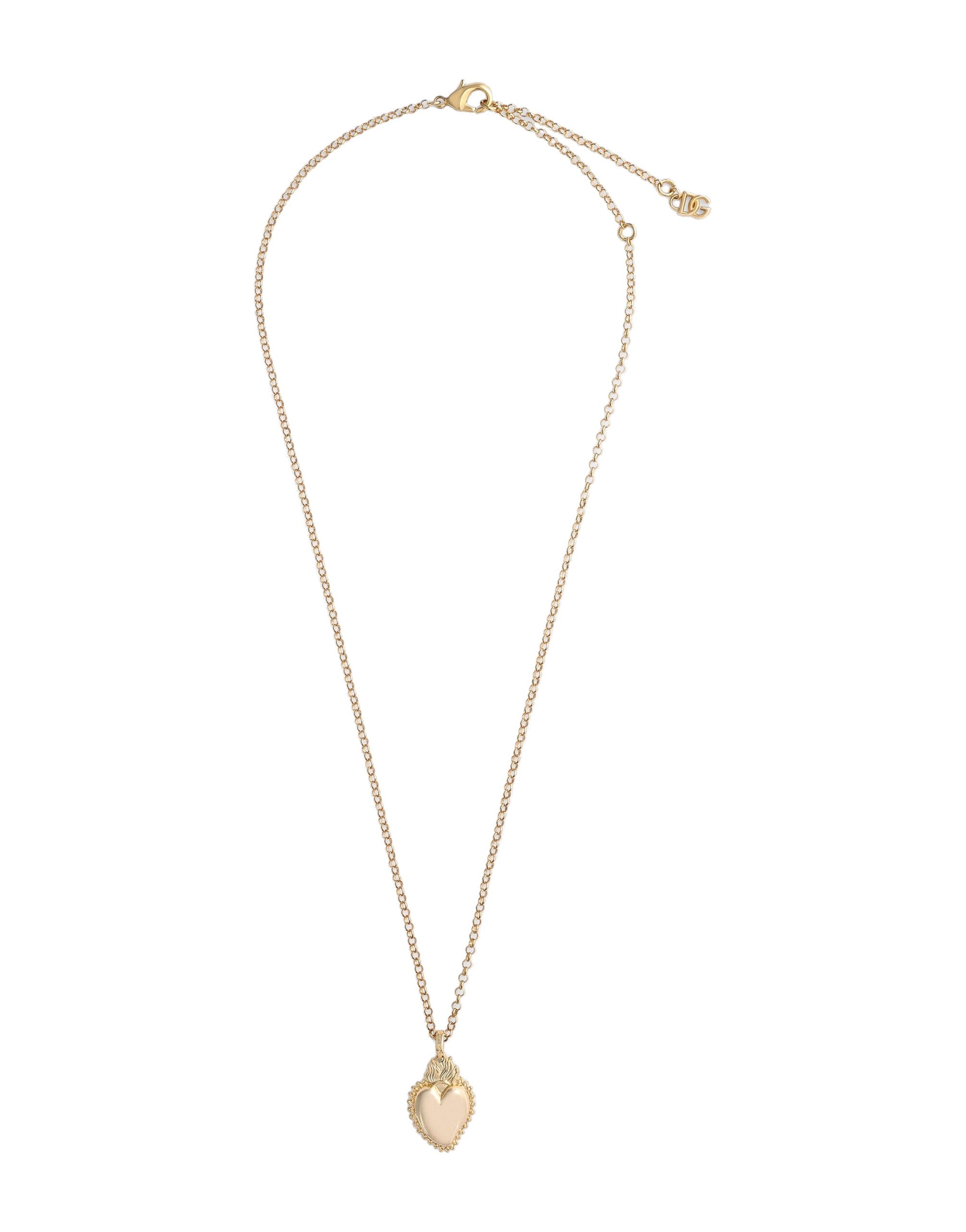 Dolce & Gabbana Heart pendant necklace in Gold | Buy Jewelry at Luxury Shoes Dolce & Gabbana Heart pendant necklace