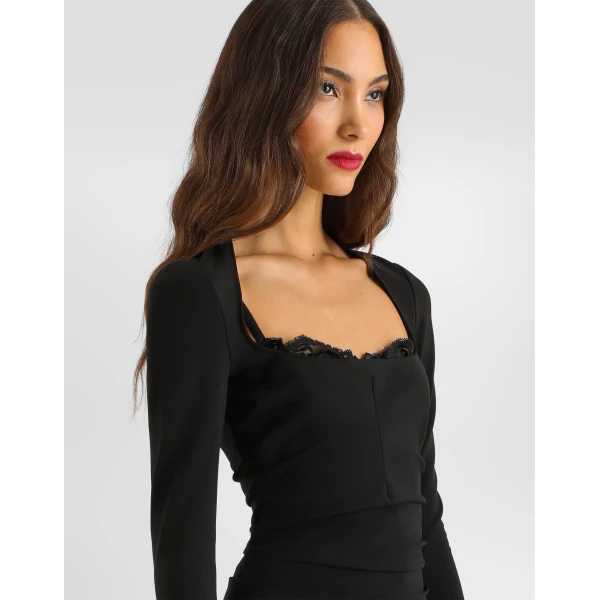 Jersey sheath dress - Image 4