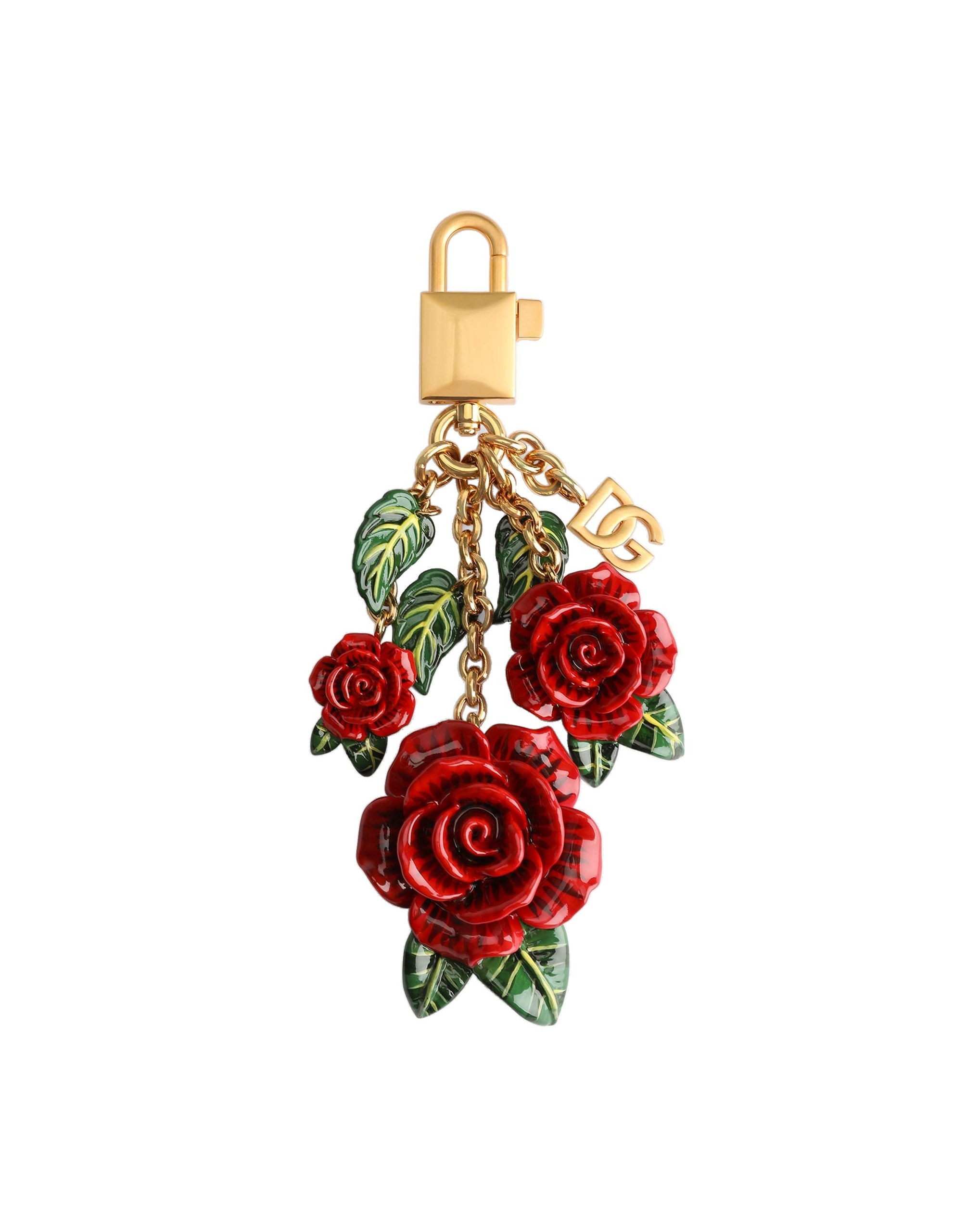 Dolce & Gabbana Keychain with charms in Multicolour | Buy Bags at Luxury Shoes Dolce & Gabbana Keychain with charms